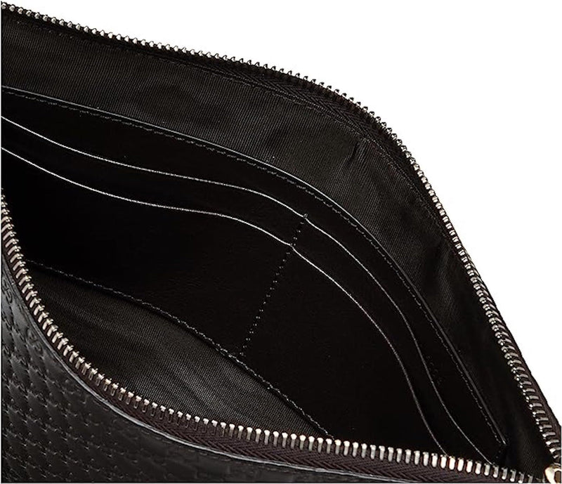 Gucci Microguccissima Supreme Men's Pouch, Black - Sunset Boutique