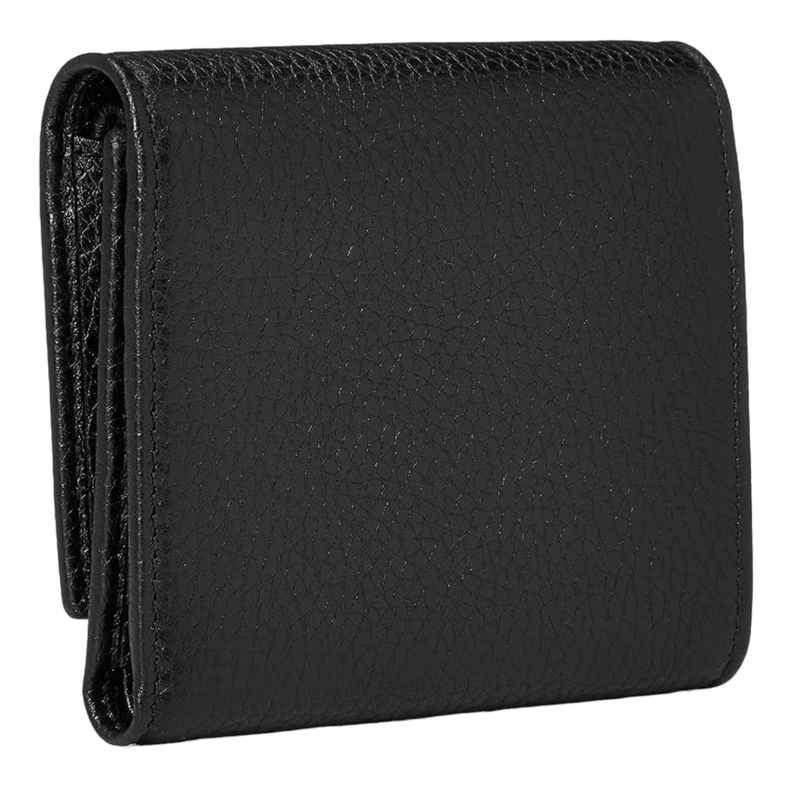 Gucci Soho Small Flap Wallet, Black - Sunset Boutique