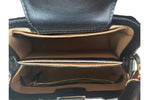 Jimmy Choo Varenne Black JC Monogram Patterned Calfskin Leather Mini Tote Handbag - Sunset Boutique