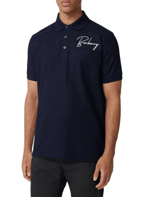 Burberry Signature Pique Cotton Polo Shirt - Premium Polo from Burberry - Just $495! Shop now at Sunset Boutique