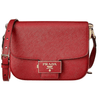 Prada 1BD217 Crossbody Bag Saffiano Leather, Fire Red - Sunset Boutique