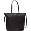 Prada Nylon Shopper Tote, Black - Sunset Boutique