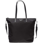 Prada Nylon Shopper Tote, Black - Sunset Boutique