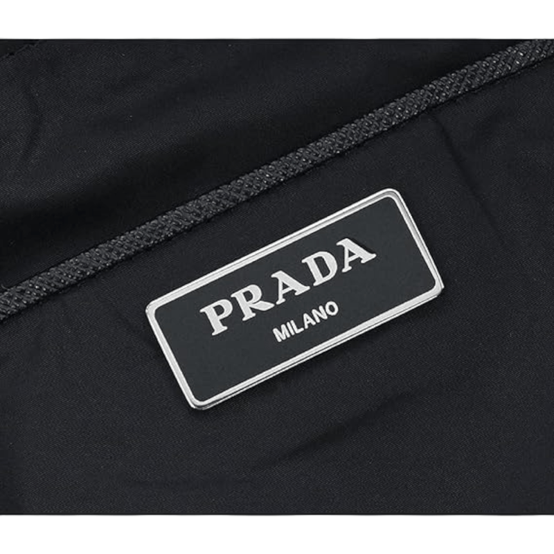 Prada Nylon Shopper Tote, Black - Sunset Boutique