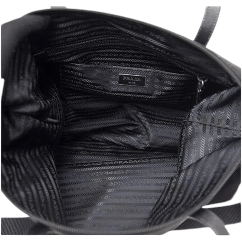 Prada Nylon Shopper Tote, Black - Sunset Boutique