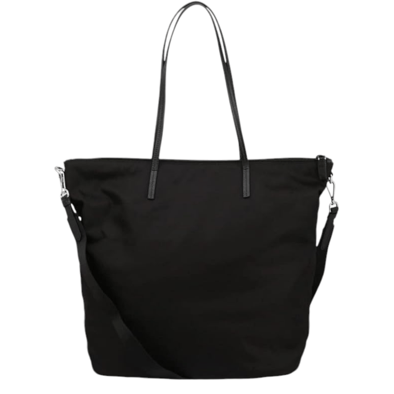 Prada Nylon Shopper Tote, Black - Sunset Boutique