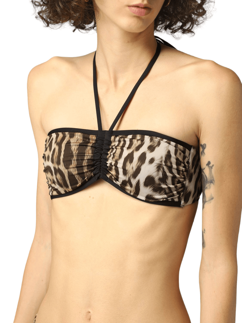 Roberto Cavalli Beige Bikini Swimwear Set - Sunset Boutique