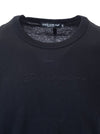Dolce & Gabbana Crew Neck T-Shirt with Dolce&Gabbana embroidery Size IT 46 (Small)