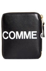 Comme Des Garçons Wallet logo-print zip-fastening wallet