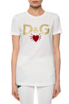 Dolce & Gabbana Womens White Logo T-shirt - Premium T-shirts from Dolce & Gabbana - Just $345! Shop now at Sunset Boutique