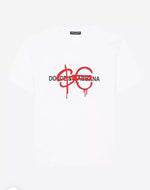 Dolce & Gabbana Unisex White Sfera Ebbasta T-Shirt