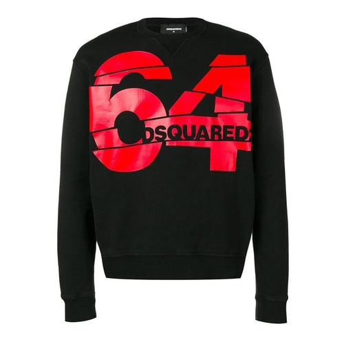 DSQUARED2 64 Logo Sweatshirt, Black - Premium Clothing Sweatshirts from DSQUARED2 - Just $295! Shop now at Sunset Boutique