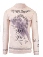 Givenchy Second Skin Effect Printed t-shirt in mesh - Premium Shirts & Tops from Givenchy - Just $595! Shop now at Sunset Boutique