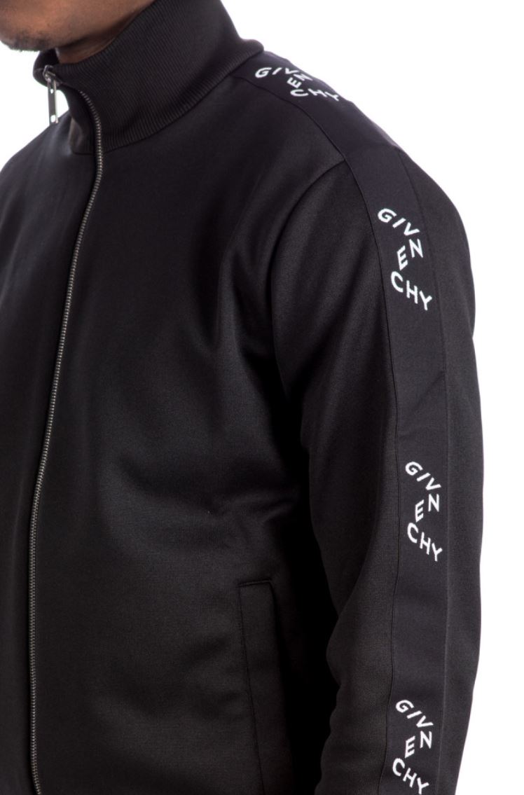 Givenchy Black Refracted Zip-Up Track Jacket - Premium Track jacket from Givenchy - Just $1295! Shop now at Sunset Boutique