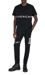 Givenchy Black Embroidered Joggers