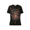 Givenchy Ladies Floral Clock Black T-Shirt - Premium Women T-Shirt from Givenchy - Just $345! Shop now at Sunset Boutique