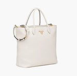 Prada Leather Shoulder/Shopping bag, Bianco S