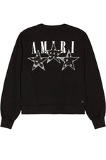 Amiri Black Bandana Stars Sweatshirt - Sunset Boutique