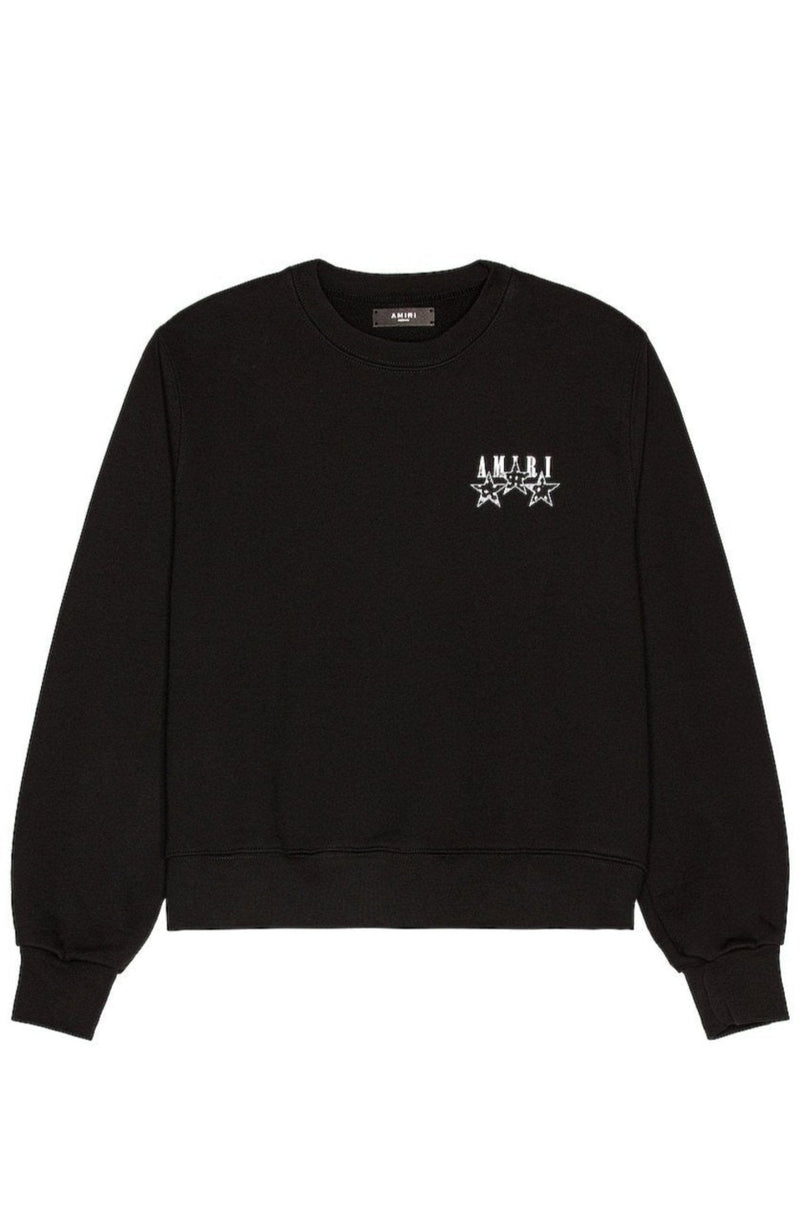 Amiri Black Bandana Stars Sweatshirt - Sunset Boutique