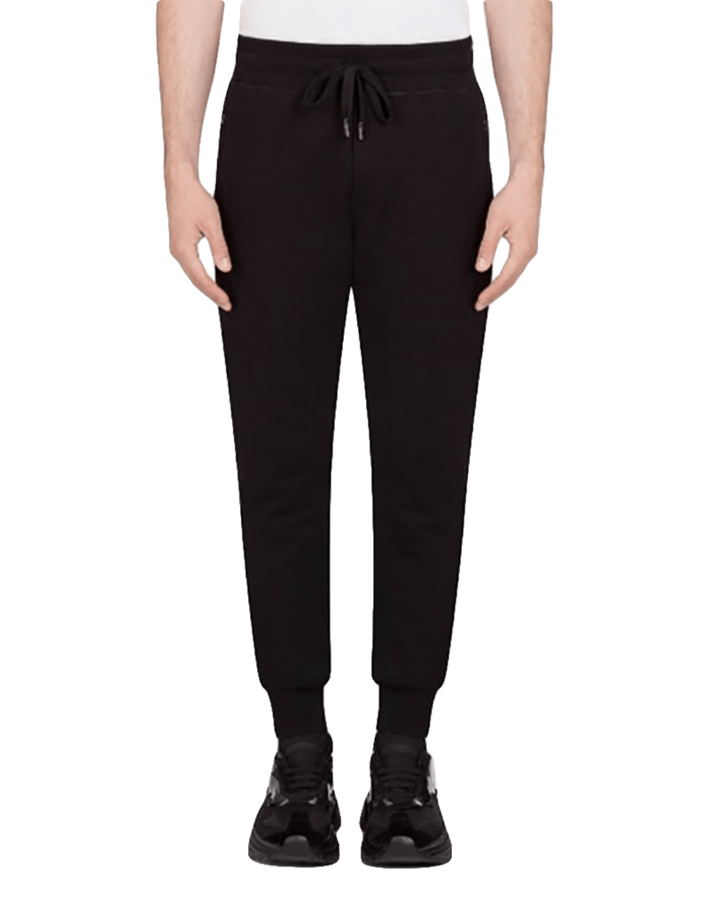 Dolce & Gabbana Black Plaque Track Pants - Sunset Boutique