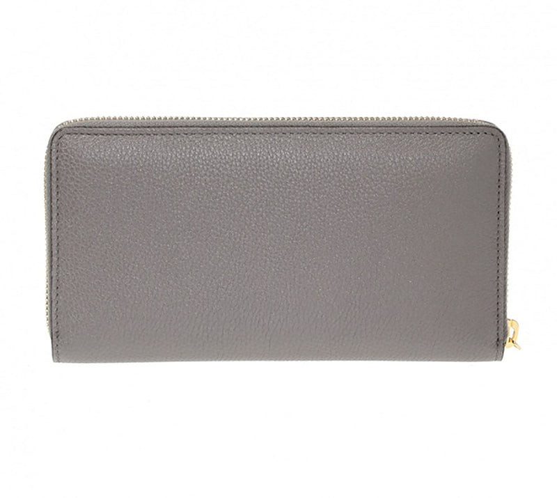 Gucci Zumi Zip Around Gray Long Wallet - Sunset Boutique