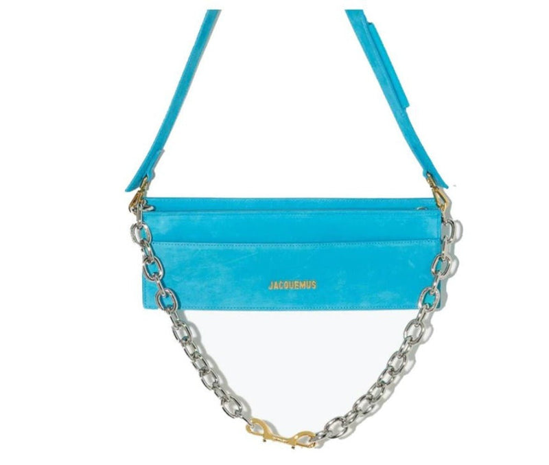 Jacquemus Ciuciu Shoulder Bag, Turquoise - Sunset Boutique