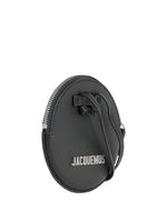 Jacquemus Le Pitchou Round Coin Purse, Black - Sunset Boutique