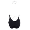 Karl Lagerfeld Plunging One - Piece Swimsuit, Black - Sunset Boutique