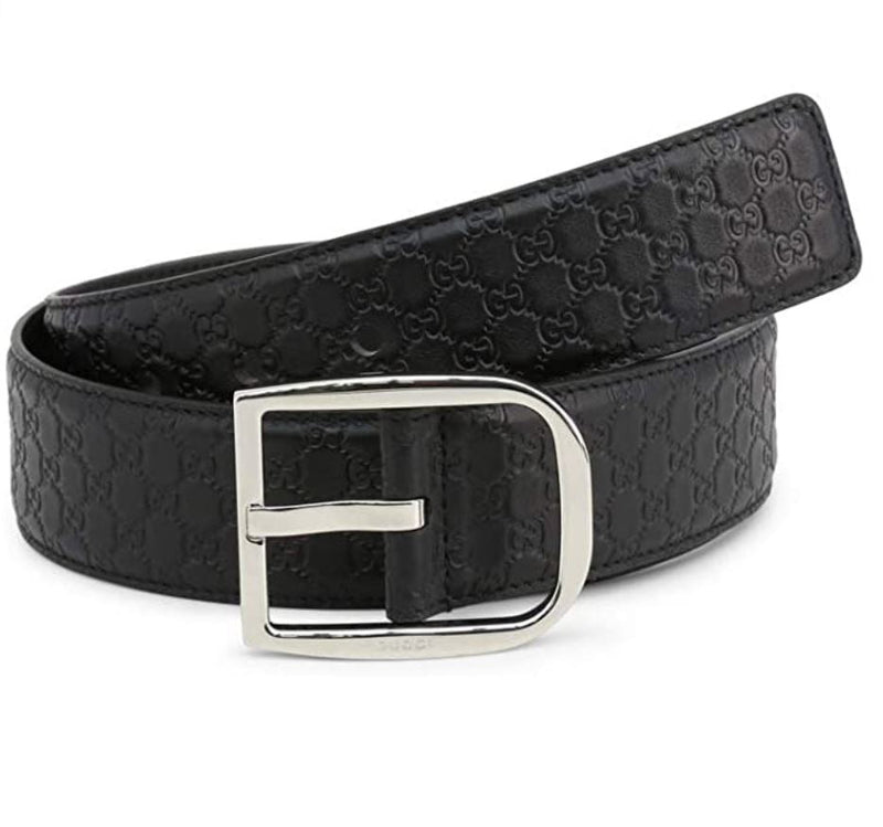 Gucci Guccissima Black Leather Belt - Premium Belts from Gucci - Just $495! Shop now at Sunset Boutique