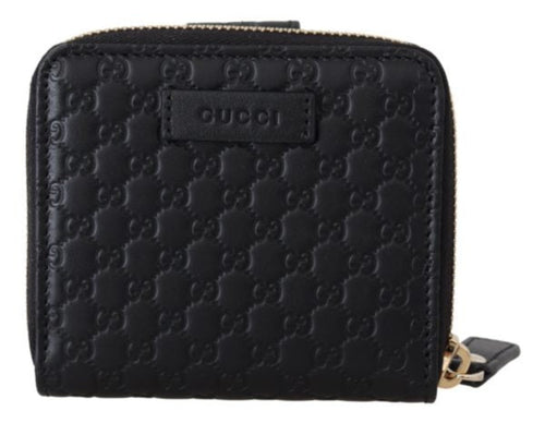 Gucci Black Leather GG Microguccissima French Wallet - Premium Wallets & Money Clips from Gucci - Just $645! Shop now at Sunset Boutique